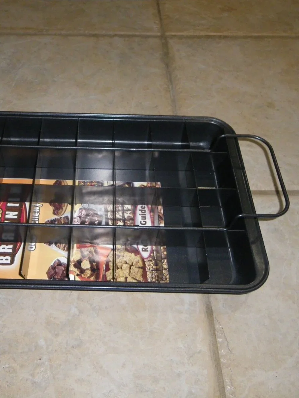 Perfect Brownie Non-Stick Pan Set 3 pc. +Recipe Booklet Makes 28 Brownies!